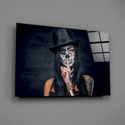 Sssh  Glass Wall Art.