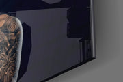 Sssh  Glass Wall Art.