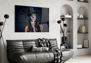 Sssh  Glass Wall Art.