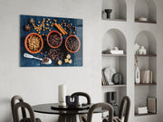 Spices Glass Wall Art.