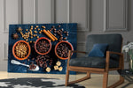 Spices Glass Wall Art.