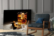 Whiskey Glass Wall Art.