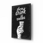 Vodka Glass Wall Art.