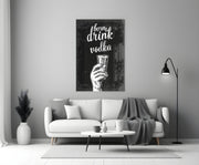 Vodka Glass Wall Art.