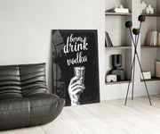 Vodka Glass Wall Art.