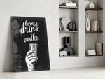 Vodka Glass Wall Art.