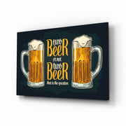Beer Glass Wall Art.