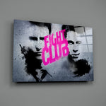 Underground Brawler Poster Glass Wall Art