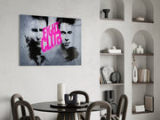 Underground Brawler Poster Glass Wall Art