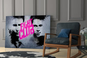 Underground Brawler Poster Glass Wall Art