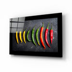 Paprika’s – Glasschilderij
