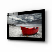 Rode Boot – Glasschilderij