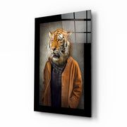 Tijger met Elegante Uitstraling – Glasschilderij