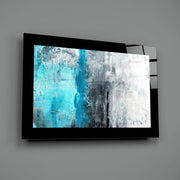 Blauw in Blauw – Glasschilderij