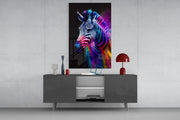 Zebra – Glasschilderij