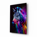 Zebra – Glasschilderij