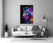 Zebra – Glasschilderij