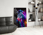 Zebra – Glasschilderij
