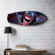 Crazy Mask Anti-Hero Comic Glass Wall Art.