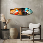Straw Hat Pirate Captain Anime Glass Wall Art.