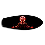 Anime Demon King Red Halo Glass Wall Art.