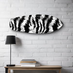 Zebra Stripe Glass Wall Art.
