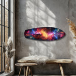 Cosmic Nebula Galaxy Glass Wall Art.