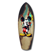 Graffiti Mouse Pop Art Glass Wall Art.