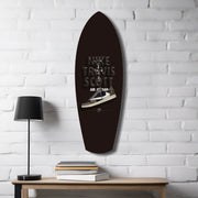 Brown Sneaker Hip Hop Pop Art Glass Wall Art.