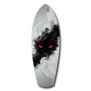 Smoke Beast Red Eyes Dark Fantasy Glass Wall Art.