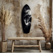 Smoke Wolf Dark Spirit Glass Wall Art.