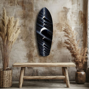 Planet Alignment Cosmos Starfield Glass Wall Art.