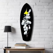 Anime Fighter Bandage Hands Manga Glass Wall Art.