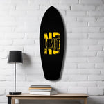 No Limit Bold Typography Motivational Glass Wall Art.