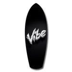 Vibe Feather Typography Minimal Glass Wall Art.