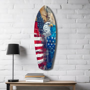 American Eagle Glass Wall Art