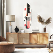 Modern Wave Harmony Glass Wall Art