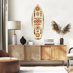 Aztech Patterns Glass Wall Art