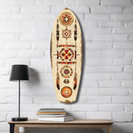 Aztech Patterns Glass Wall Art
