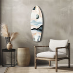 Abstract Sailing Glass Wall Art