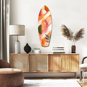 Sunset in Motion Glass Wall Art