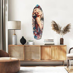 Blonde Silver-Screen Icon Glass Wall Art