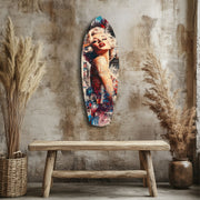 Blonde Silver-Screen Icon Glass Wall Art