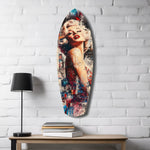 Blonde Silver-Screen Icon Glass Wall Art