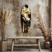 Blonde Silver-Screen Icon Glass Wall Art