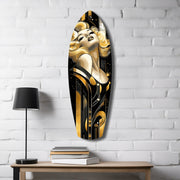 Blonde Silver-Screen Icon Glass Wall Art
