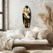 Blonde Silver-Screen Icon Glass Wall Art