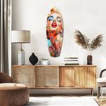 Blonde Silver-Screen Icon Glass Wall Art