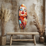 Blonde Silver-Screen Icon Glass Wall Art