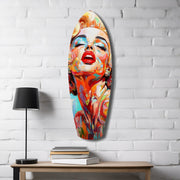 Blonde Silver-Screen Icon Glass Wall Art
